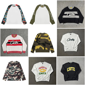 Corteiz letter print various casual sweatshirt-4489  